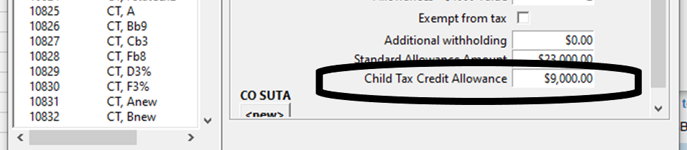 Child Tax Credit