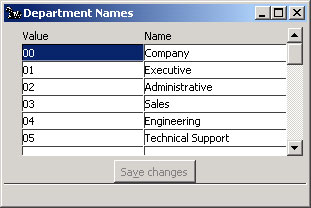 Configure G/L Account Segment Names