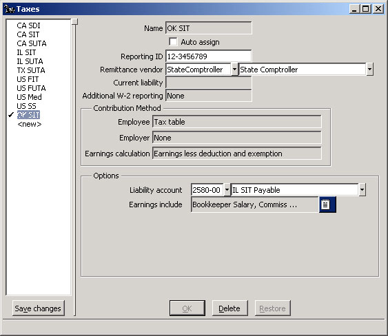 Configure Taxes