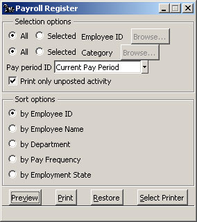 Payroll Register